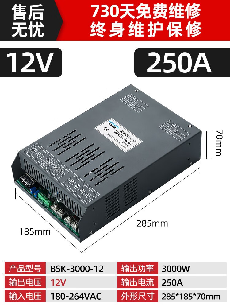 高效性能與靈活控制的完美結合 甜苗苗大功率開關電源S-3000系列深度解析